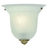 Olympia  Wall Sconce in Alabaster Glass