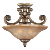 Carlyle 2 Light Semi Flush Mount