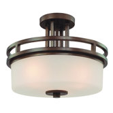 Multnomah 3 Light Semi Flush Mount