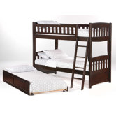 Ginger Twin over Full Bunk Bed with Trundle