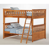 Spices Ginger Full over Full Bunk Bed