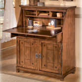 Cross Island Drop Front Secretary Desk