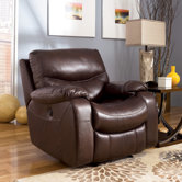 Zackary Leather Chaise Recliner
