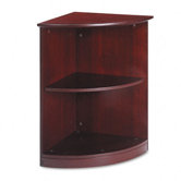 Corsica Series 1/4 Round Bookcase, 2 Shelves, 19W X 19D X 29-1/2H, CY