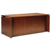 Stella Series Wood Veneer Straight Front Executive Desk