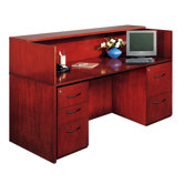 Luminary Reception Station with File Pedestals