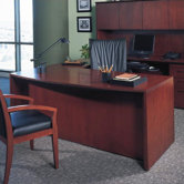 Corsica 66" Bowfront Office Desk