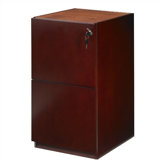 Luminary 22" Pedestal with Two File Drawers