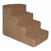 Pet Stairs in Light Brown Fleece