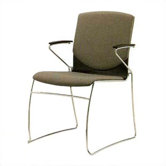 Zag Leather Guest Side Chair