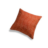 Dog Eared Persimmon Pillow