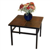 Side Table with Slate Top