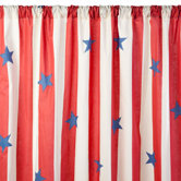 Stars and Stripes Curtain Panel