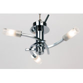 Large Semi Flush Mount in Chrome