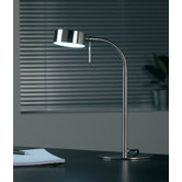 Energy Saving Desk Lamp in Satin Chrome