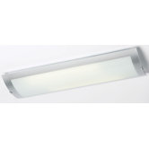 Large Flush Mount in Matt Chrome