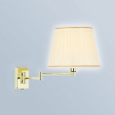 Swing Arm Wall Lamp in Brass