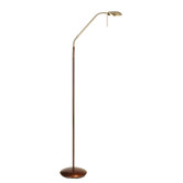 Wood Floor Lamp in Antique
