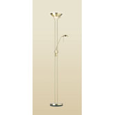 Rome Floor Lamp in Satin Brass