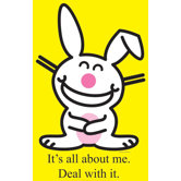 Happy Bunny - All About Me Cardboard Stand-Up