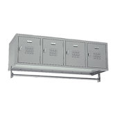 Four-Compartment Wall Hung Locker (Unassembled)
