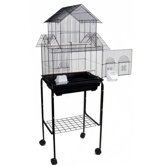 Pagoda Small Bird Cage with Stand