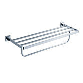 Aura Bath Towel Rack with Towel Bar