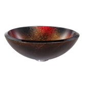 Mercury Glass Vessel Sink