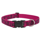 Plum Blossom 1" Adjustable Large Dog Collar