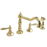 Jorenzo Double Handle Widespread Kitchen Faucet with Side Spray