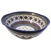 10" Berry Bowl/  Strainer - Pattern DU60