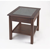 Slate Top End Table