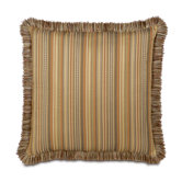 Kiawah Currituck Shell Brush Fringe Decorative Pillow