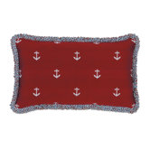 Liberty Kedge Loop Fringe Decorative Pillow