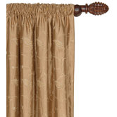 Cecilia Embroidered Paisley Curtain Panel