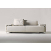 Lowland Leather Three Seat Sofa