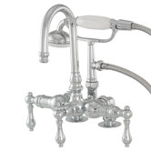 200 Series Solid Brass Bath Tub Faucet with Mounting Risers
