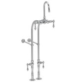 300 Series Floor Mount Clawfoot Tub Faucet
