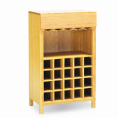 Orchid 20 Bottle Wine Bamboo Rack