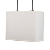 Rex Pendant Lamp with Canopy in Brushed Nickel