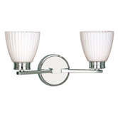 Wallingford 2 Light Bath Vanity in Chrome