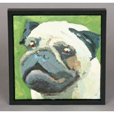 Pug Original Oil Painting