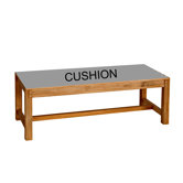 Charleston Boxed  Backless Bench Cushion