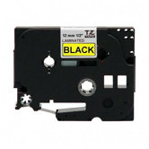 P-Touch Tze Standard Adhesive Laminated Labeling Tape, 1/2W