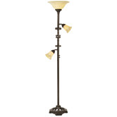 Kathy Ireland Home La Vida Buenna Coleccion De La Vida Torchiere Floor Lamp