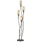 El Dorado Uplight Floor Lamp in Madera Rust
