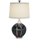 Caged Eclipse Table Lamp in Espresso