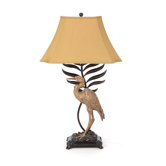 Gallery Whispering Palm Table Lamp in Sun Kissed Bronze