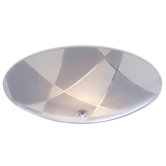 Pattern Three Light Flush Mount in Chrome
