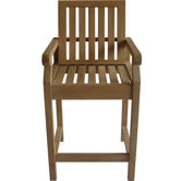 St. Tropez Teak Bar Chair